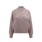 Beiges Kaschmir-Sweatshirt