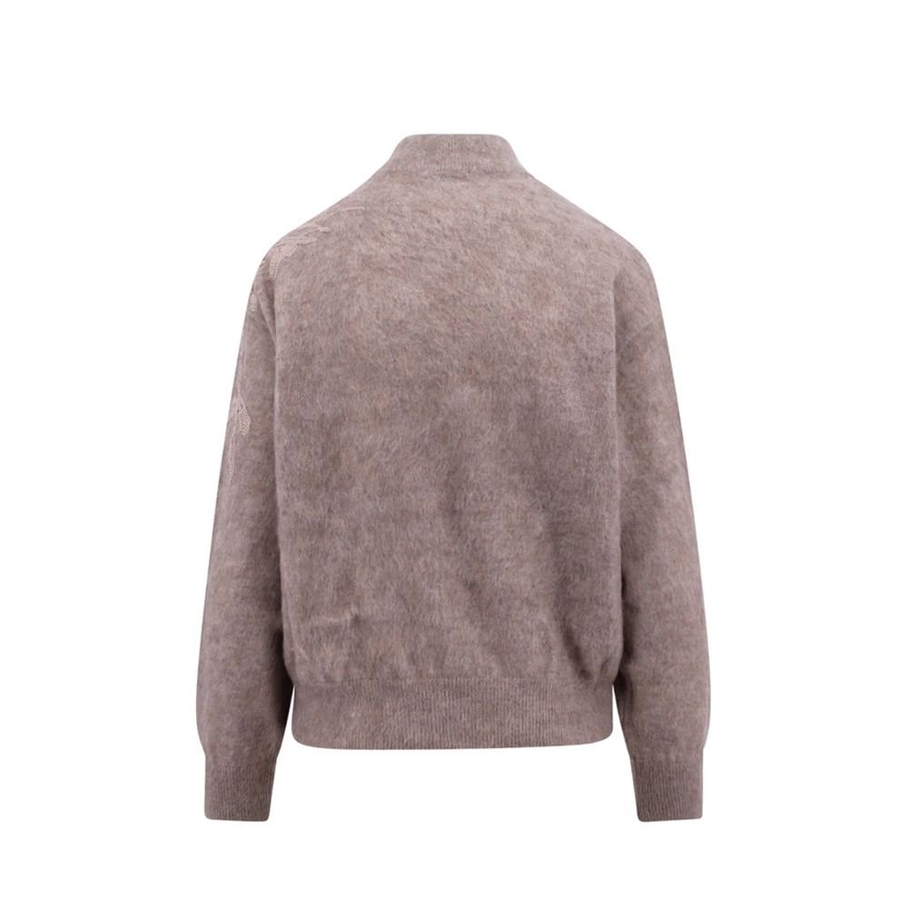 Beiges Kaschmir-Sweatshirt