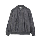 Gray Virgin Wool Bomber