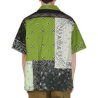 Bicolor Cotton Shortsleeve Shirt