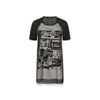 Black Silk Casual Dress
