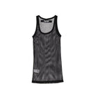 Schwarze Baumwoll-Tanktops