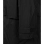 Schwarze Nylon-Shell-Jacke