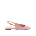 Flache Sandalen aus Kalbsleder in Multicolor