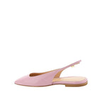 Flache Sandalen aus Kalbsleder in Multicolor