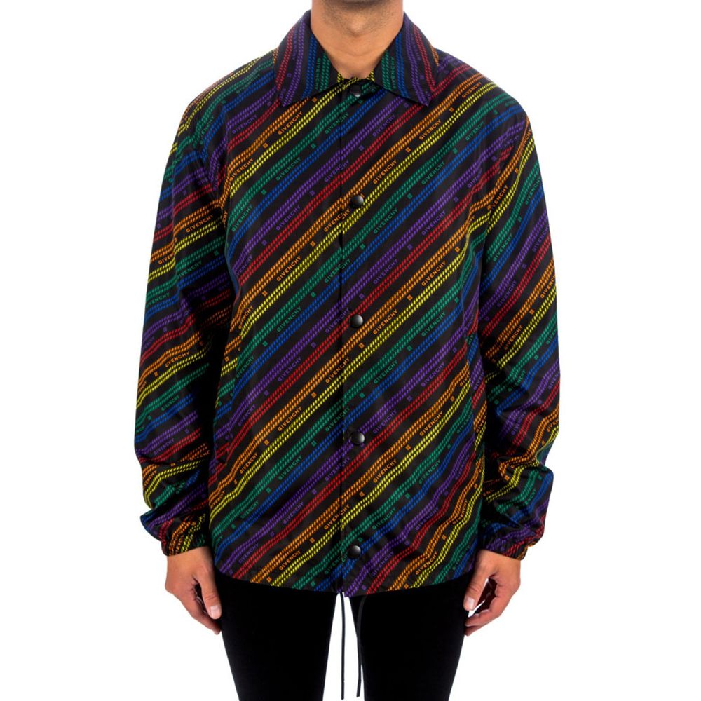 Schwarze Polyamid-Shell-Jacke