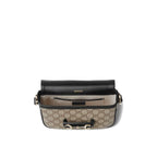 Beige Fabric Shoulder Bag