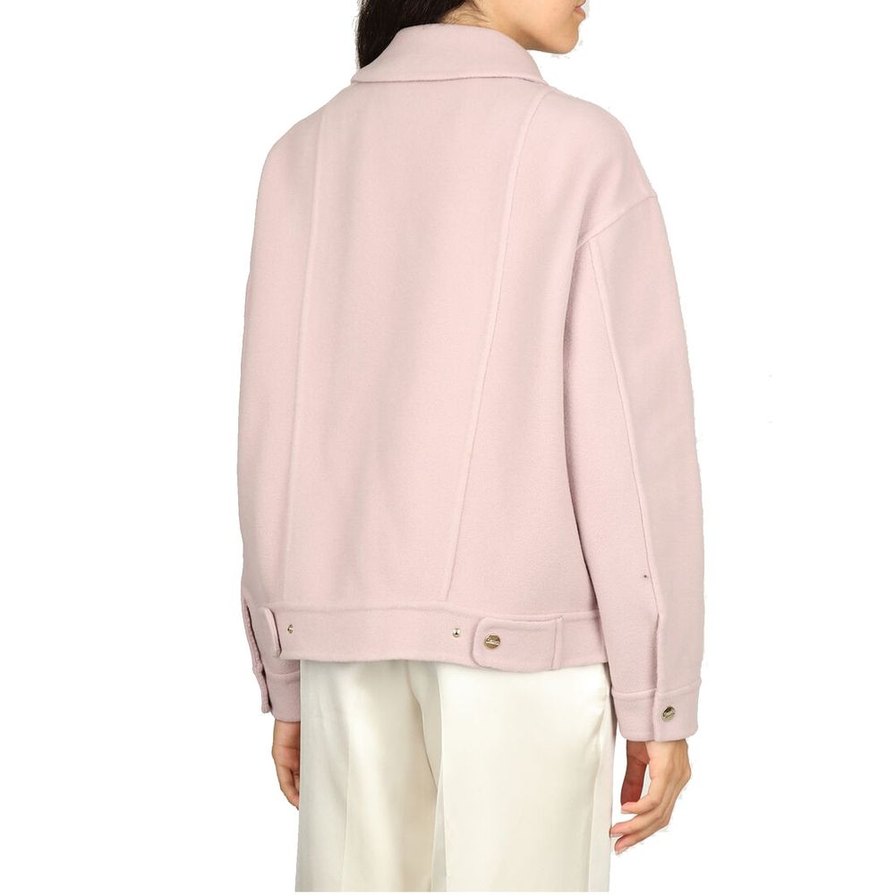 Mehrfarbige Polyamid Bikerjacke