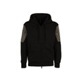 Schwarzes Baumwoll-Sweatshirt