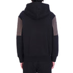 Schwarzes Baumwoll-Sweatshirt