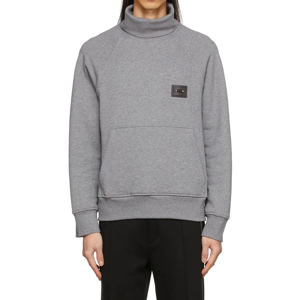 Graues Baumwollsweatshirt
