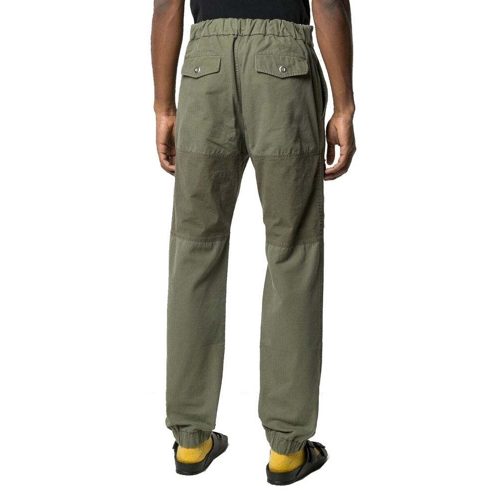Bicolor-Cargohose aus Baumwolle