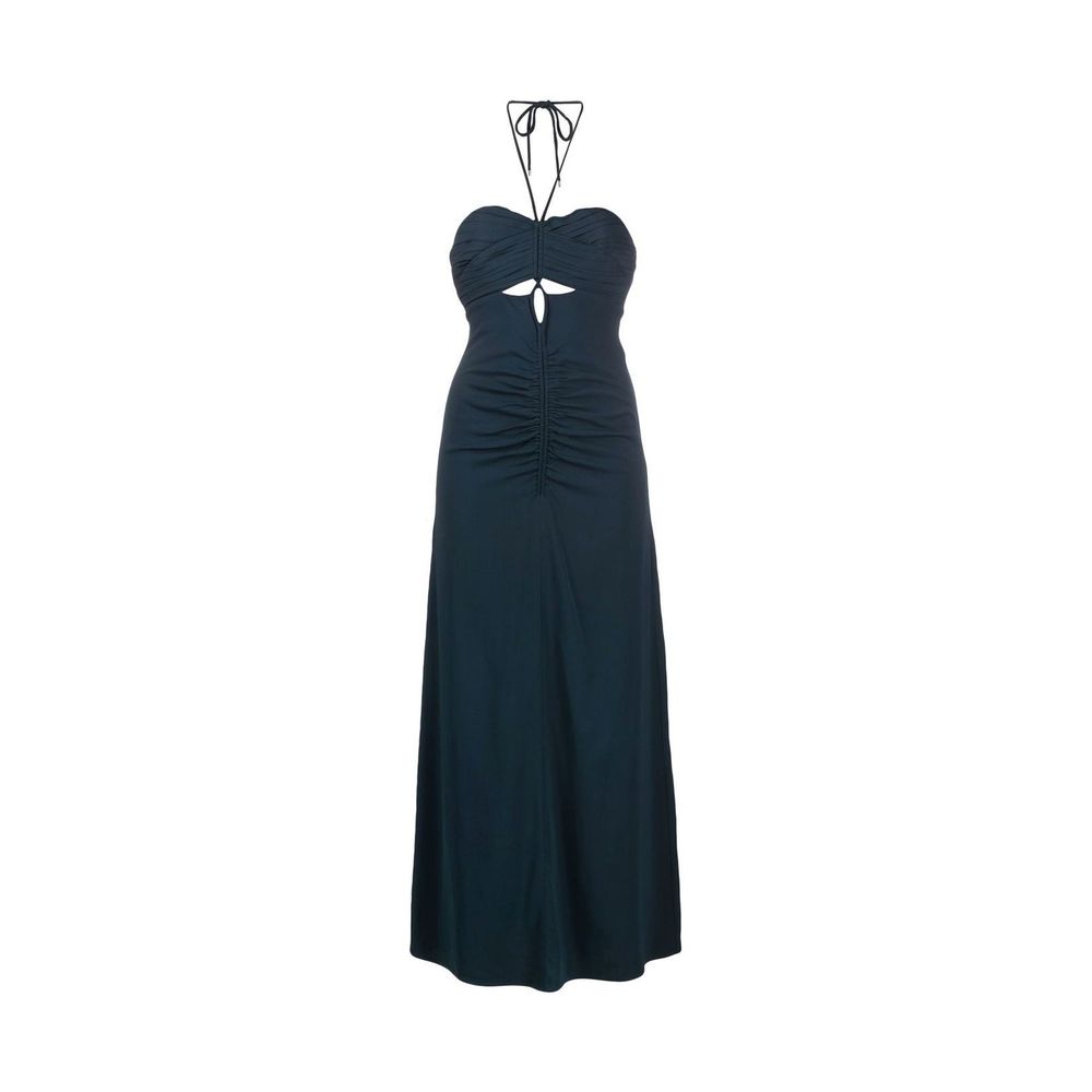 Graues Viskose Freizeitkleid