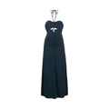 Graues Viskose Freizeitkleid