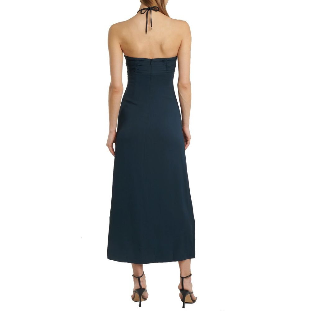 Graues Viskose Freizeitkleid