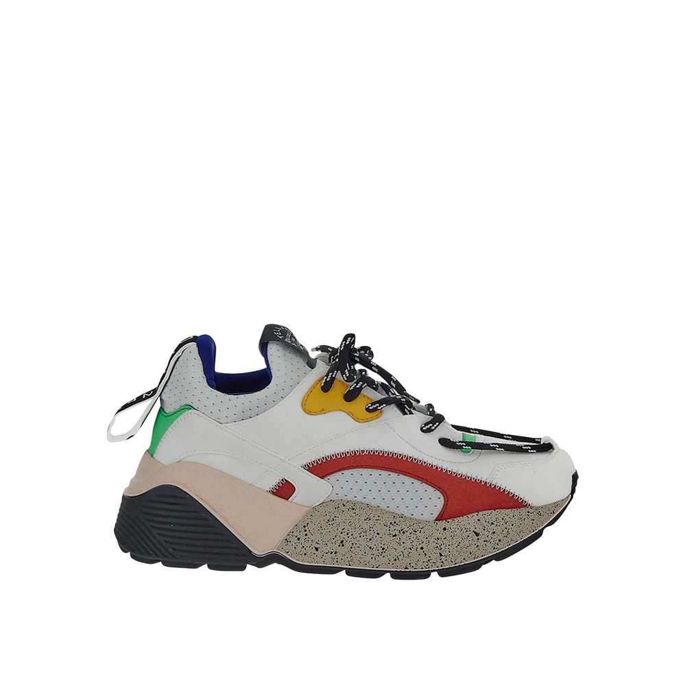 Weiße Vegane Chunky-Sneaker aus Leder
