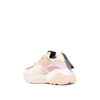 Vegane Chunky-Sneaker aus mehrfarbigem Leder