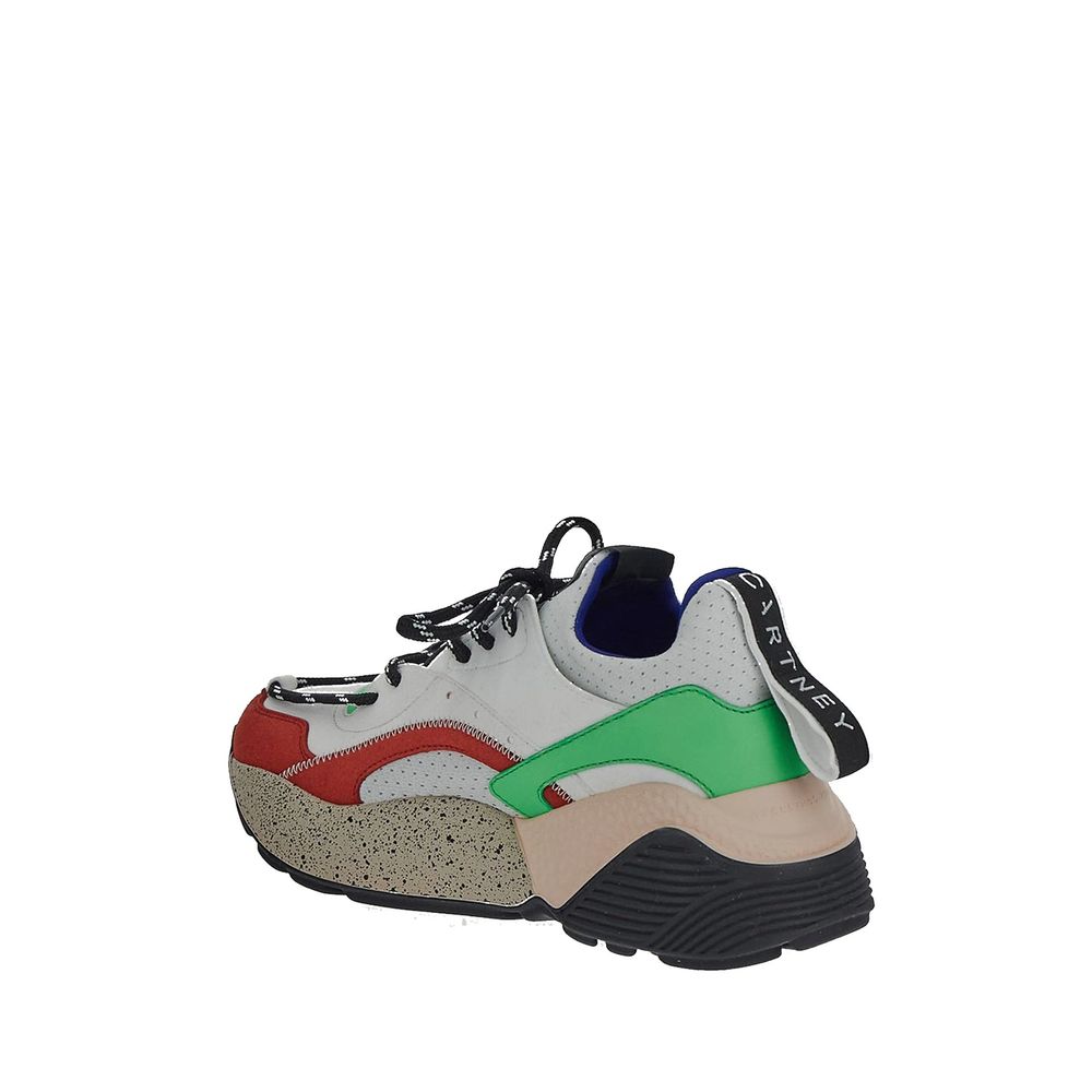 Weiße Vegane Chunky-Sneaker aus Leder