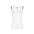 Weiße Baumwoll-Tanktops