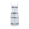 Blaues Freizeitkleid aus Polyester