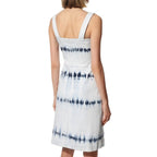 Blaues Freizeitkleid aus Polyester