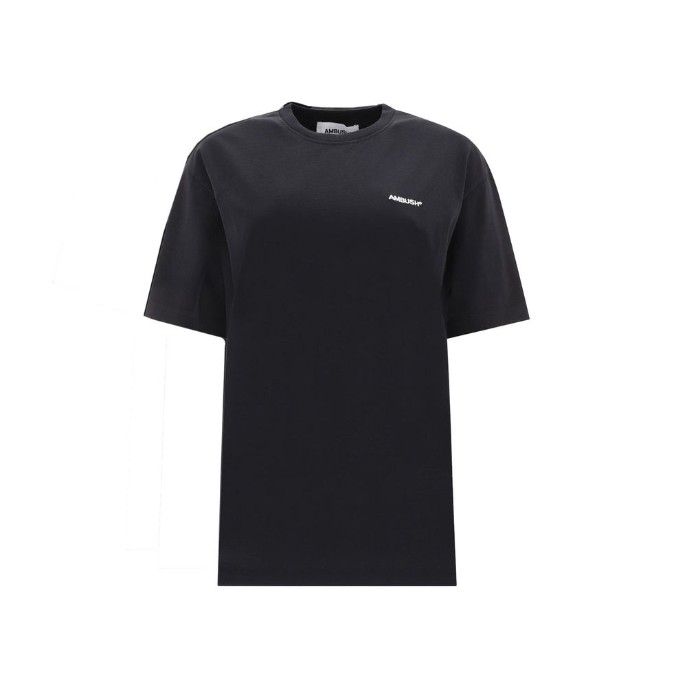 Schwarzes Baumwoll-T-Shirt