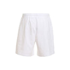 Weiße Baumwollshorts