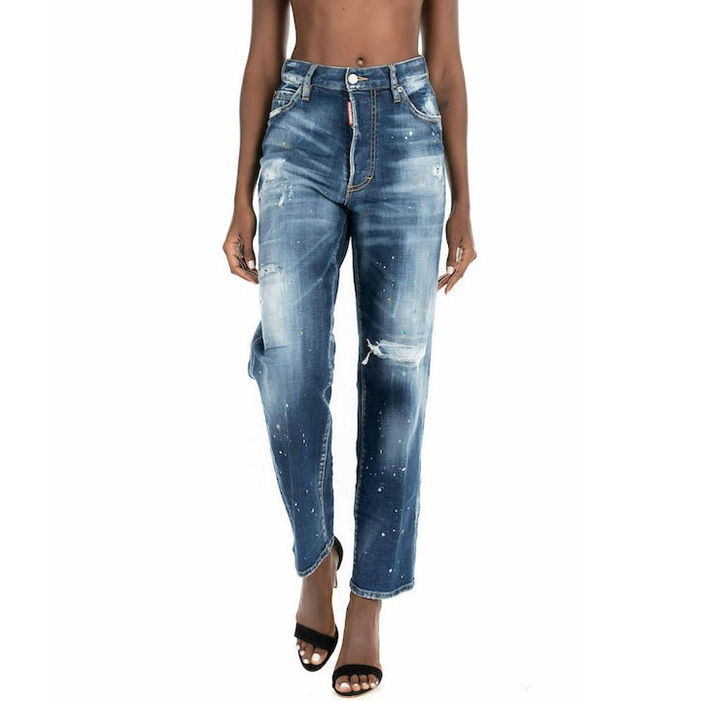 Blaue Baumwoll-Jeans Denim
