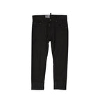 Schwarze Baumwolljeans