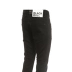 Schwarze Skinny Jeans aus Baumwolle