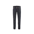 Blaue Skinny Jeans aus Baumwolle