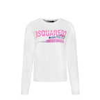 Weißes Baumwollsweatshirt