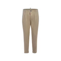 Beige Chino-Hose aus Baumwolle
