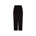 Schwarze Freizeithose aus Viskose