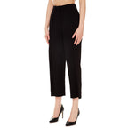 Schwarze Freizeithose aus Viskose