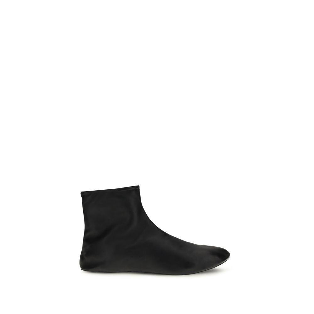 Schwarze Lamm Ovis Aries Aries Stiefeletten