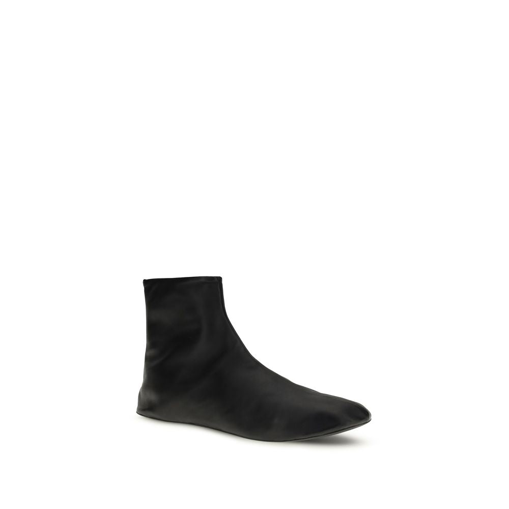 Schwarze Lamm Ovis Aries Aries Stiefeletten