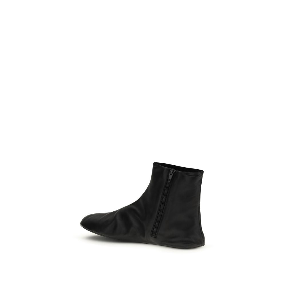 Schwarze Lamm Ovis Aries Aries Stiefeletten