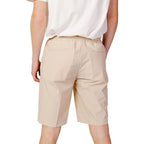 Beige Nylon Shorts