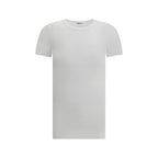 Weißes Baumwoll-T-Shirt