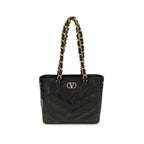 Black Napa Leather / Calf Bos Taurus Shoulder Bag