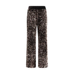 Multicolor Polyamide Casual Pants
