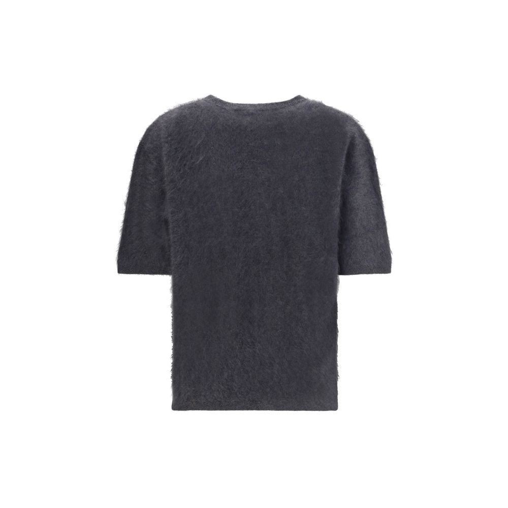 Maglione grigio in cashmere