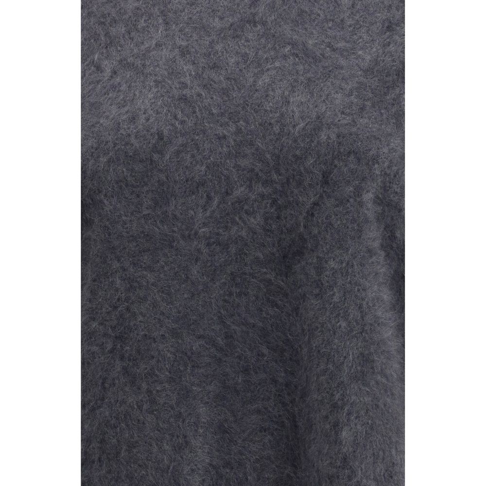 Maglione grigio in cashmere