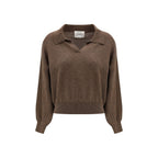 Maglione in cashmere marrone