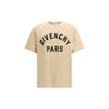 T-shirt in cotone beige