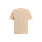 T-shirt in cotone beige