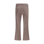 Beige High-Waist-Jeans aus Baumwolle