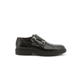 Mocassini slip-on in pelle nera