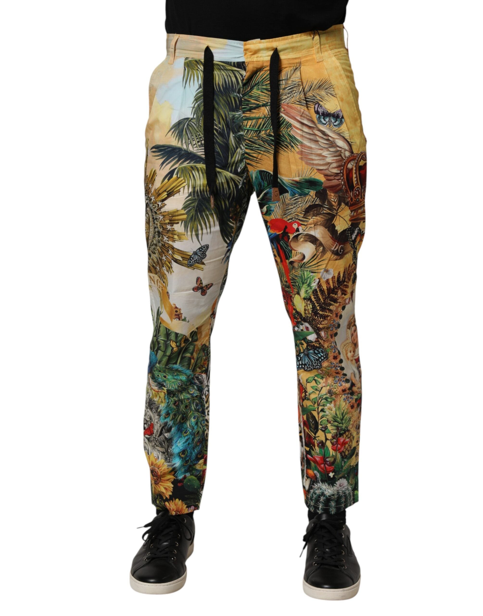 Mehrfarbige Tropical King Loungehose